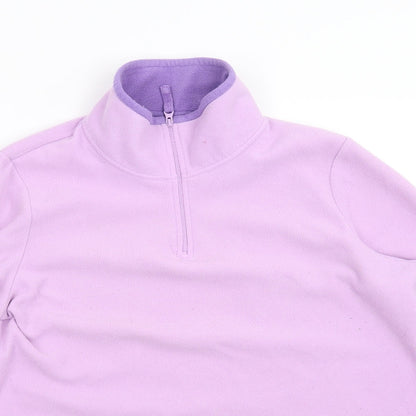 Preworn Girls Purple   Pullover Jumper Size 12-13 Years
