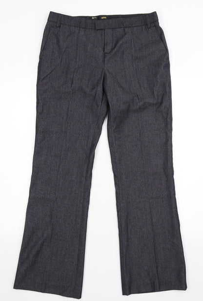 MNG Womens Blue  Denim Trousers  Size 12