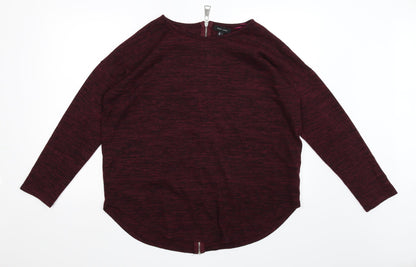 New Look Womens Red   Pullover Jumper Size L