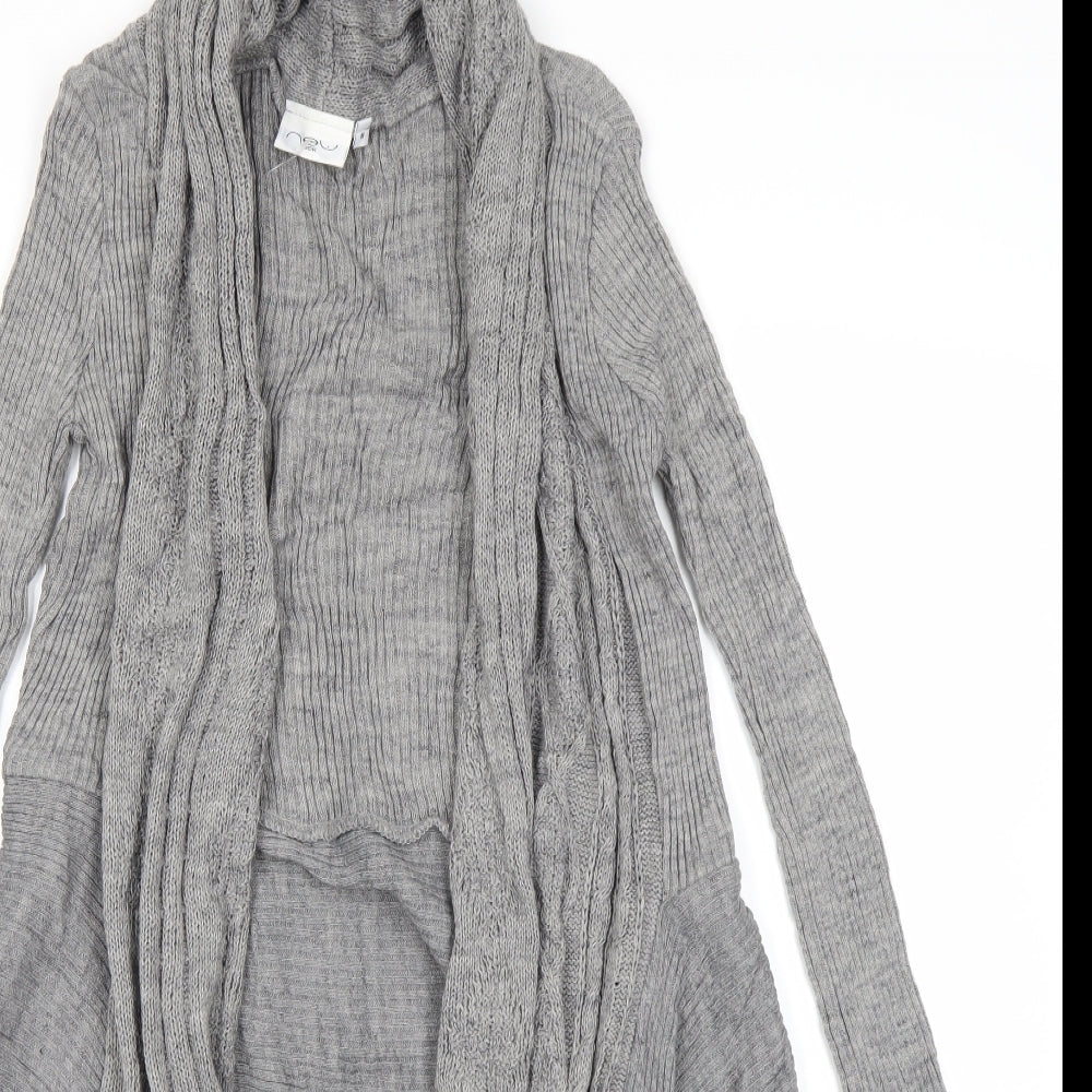 New Look Womens Grey   Cardigan Jumper Size M