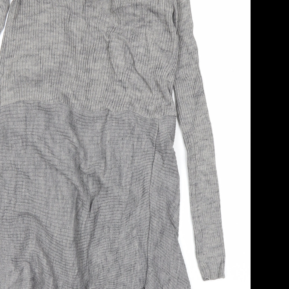 New Look Womens Grey   Cardigan Jumper Size M