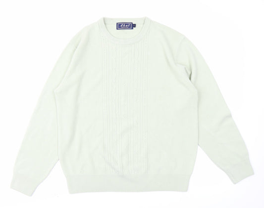 Akal Womens Green  Knit Pullover Jumper Size L