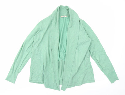 Classic Womens Green  Knit Cardigan Jumper Size 12
