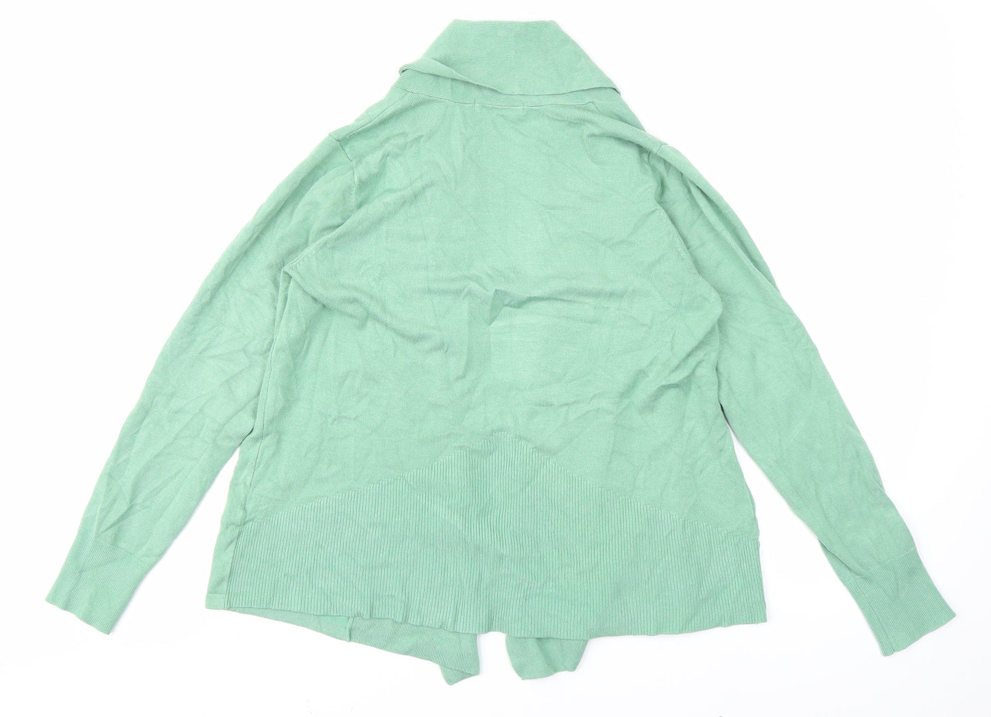 Classic Womens Green  Knit Cardigan Jumper Size 12