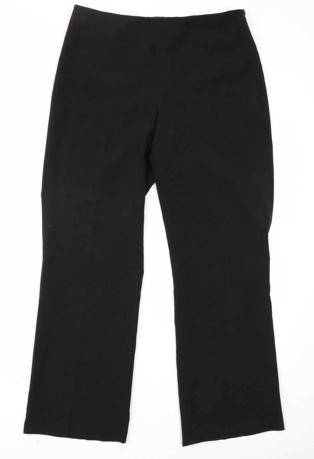 Womens UK Size 12 The COllection Regular Fit  Black Trousers