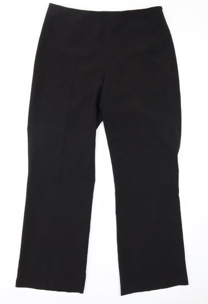 Womens UK Size 12 The COllection Regular Fit  Black Trousers