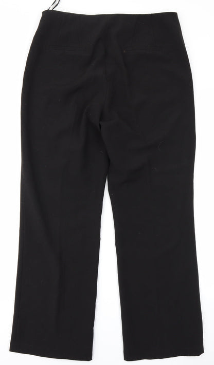 Womens UK Size 12 The COllection Regular Fit  Black Trousers