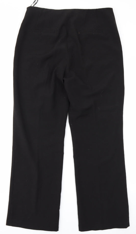 Womens UK Size 12 The COllection Regular Fit  Black Trousers