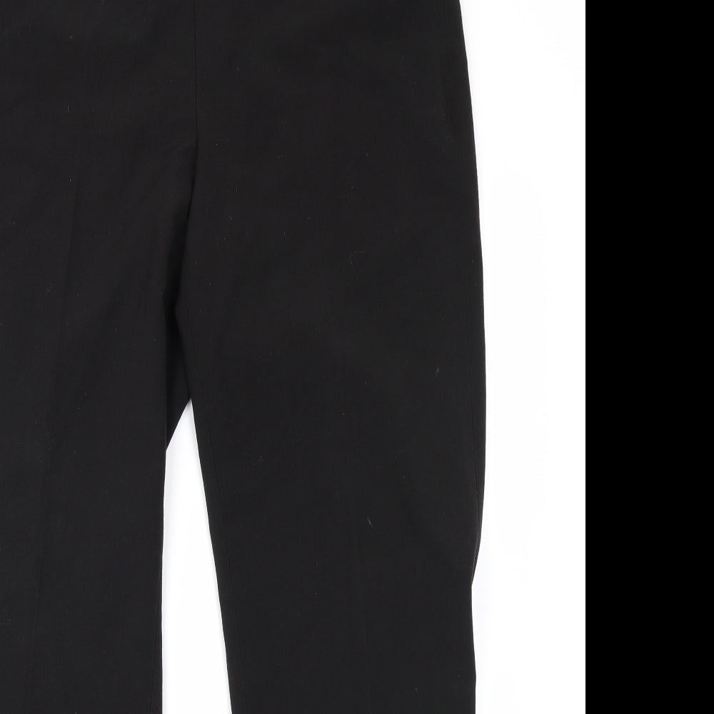 Womens UK Size 12 The COllection Regular Fit  Black Trousers