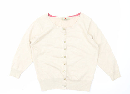 Atmosphere Womens Beige  Knit Cardigan Jumper Size 16