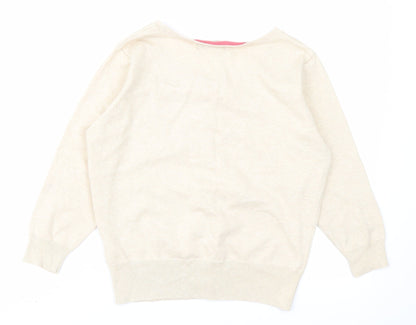 Atmosphere Womens Beige  Knit Cardigan Jumper Size 16