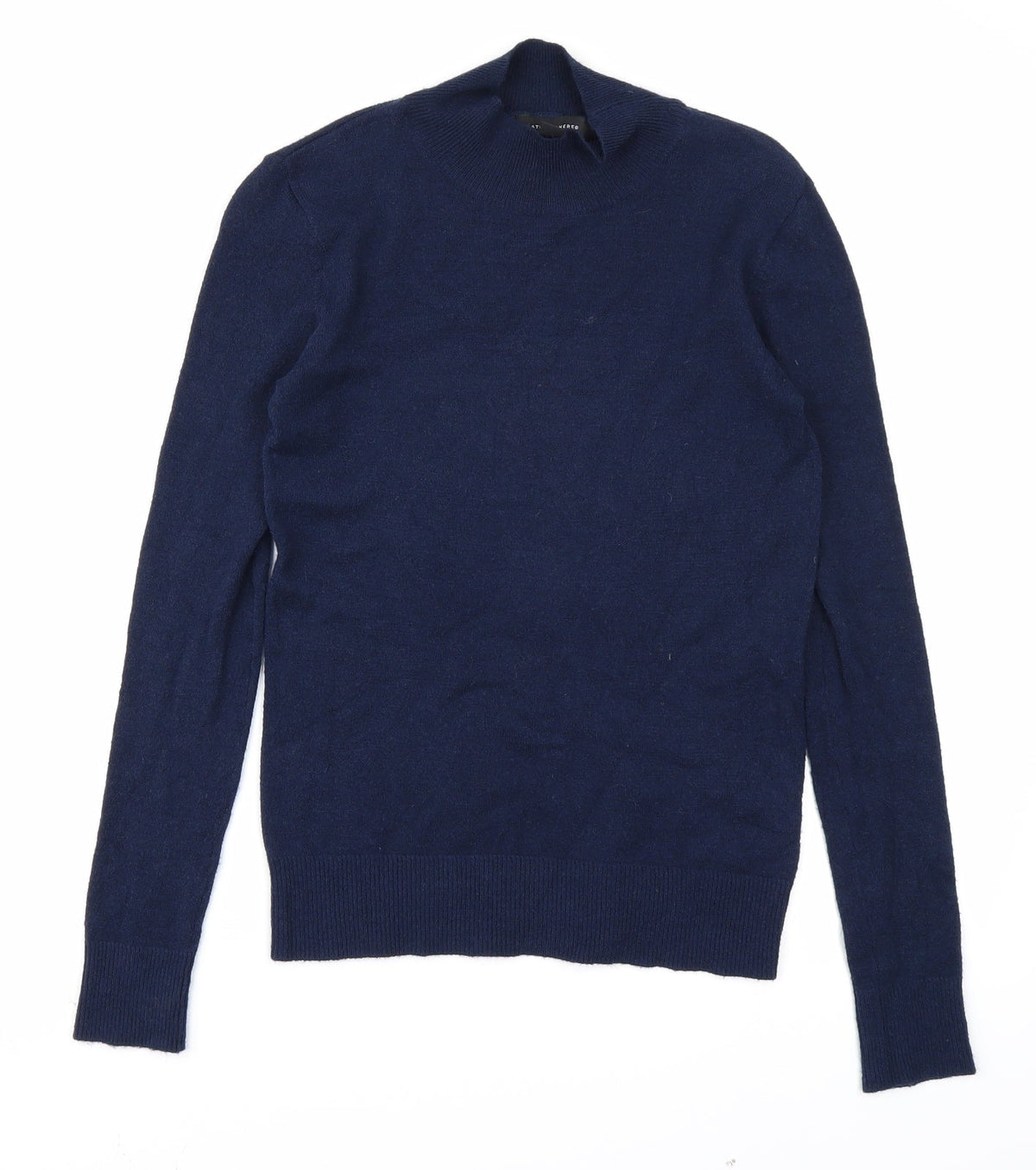 Additional front view of Atmosphere women’s blue knit jumper, size UK 8