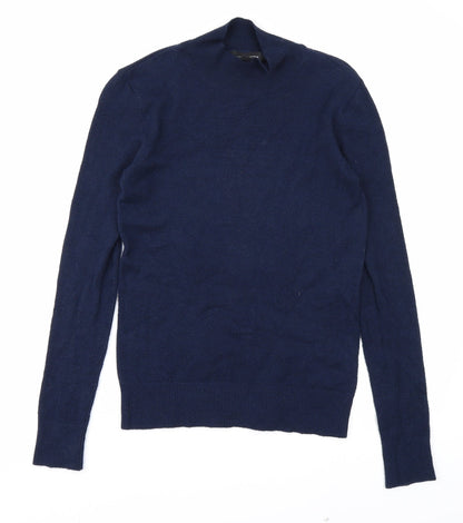 Additional front view of Atmosphere women’s blue knit jumper, size UK 8