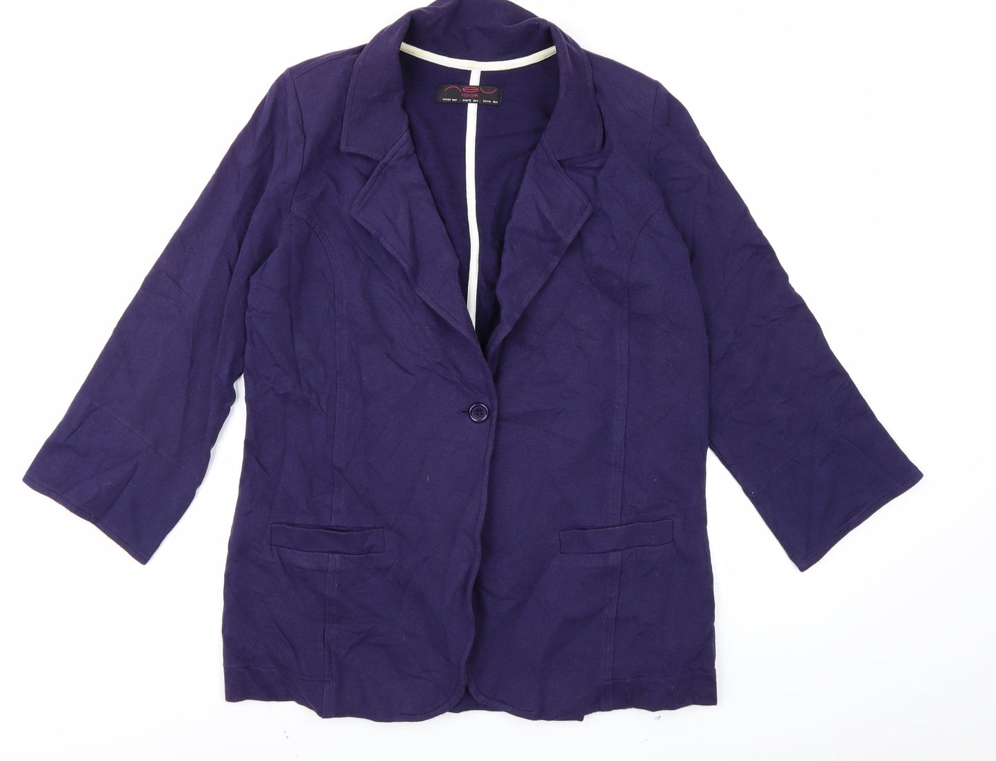 Womens UK Size 14 New Look Blue Jacket