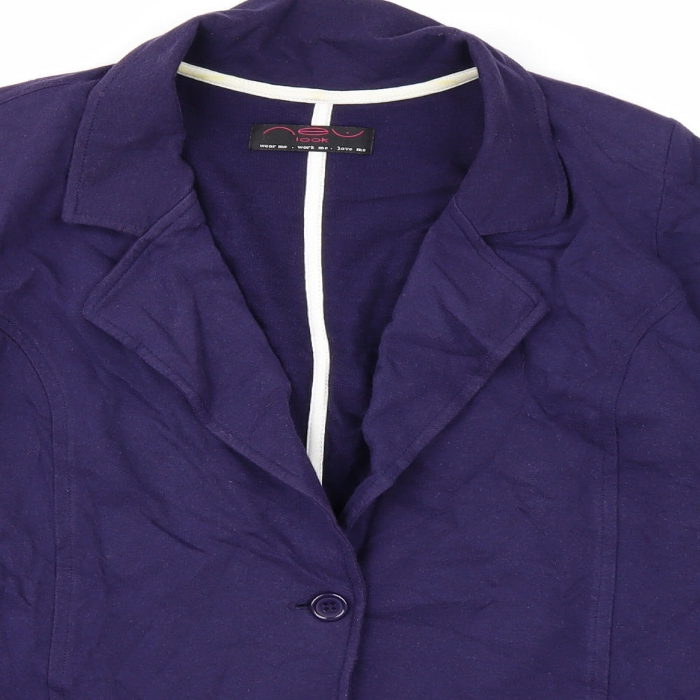 Womens UK Size 14 New Look Blue Jacket