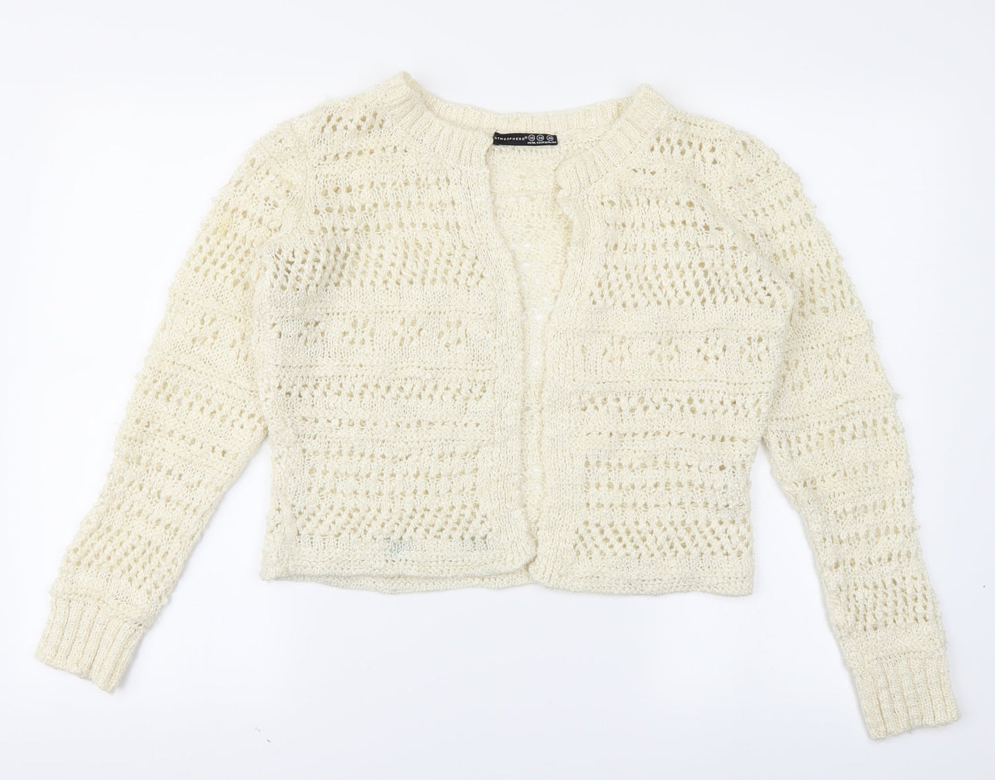 Atmosphee Womens Ivory   Cardigan Jumper Size 10
