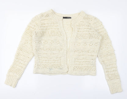 Atmosphee Womens Ivory   Cardigan Jumper Size 10