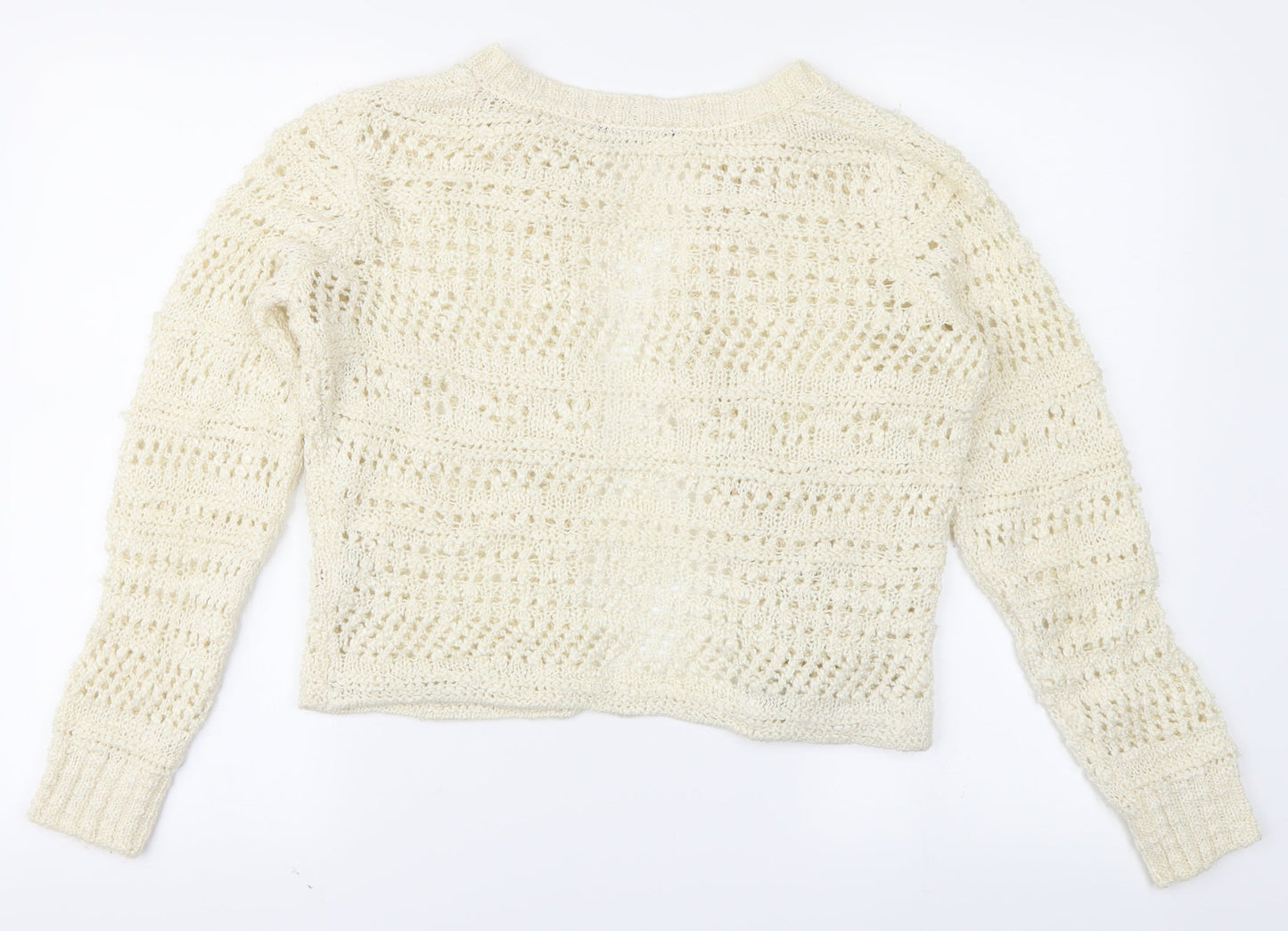 Atmosphee Womens Ivory   Cardigan Jumper Size 10