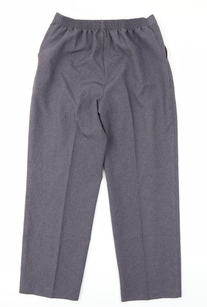 Womens UK Size 10 M&S Regular Fit  Blue Trousers