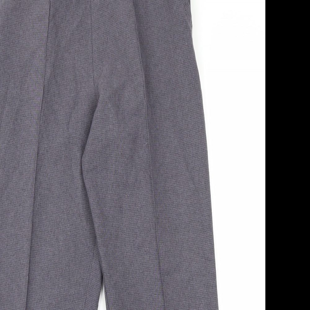 Womens UK Size 10 M&S Regular Fit  Blue Trousers