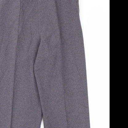 Womens UK Size 10 M&S Regular Fit  Blue Trousers