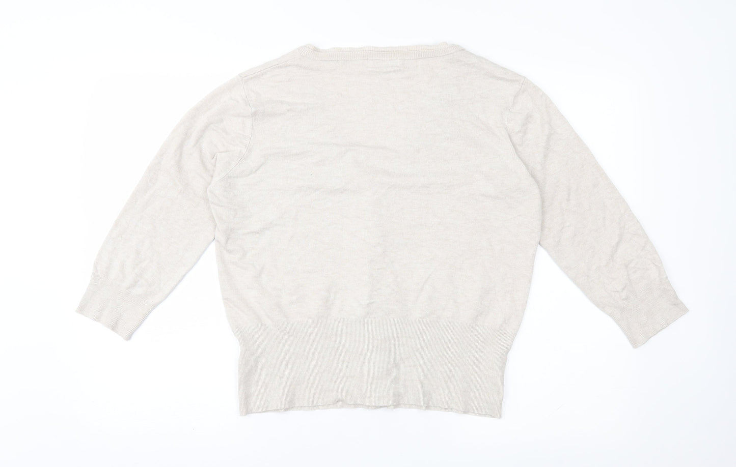 Linea Girls Beige  Knit Cardigan Jumper Size XL