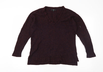 Next Womens Purple  Knit Pullover Jumper Size 10