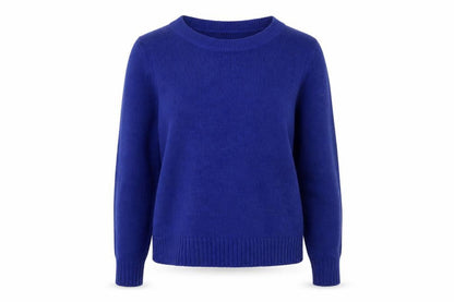 H&M Womens Blue  Knit Pullover Jumper Size 10