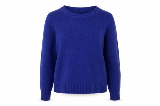 H&M Womens Blue  Knit Pullover Jumper Size 10