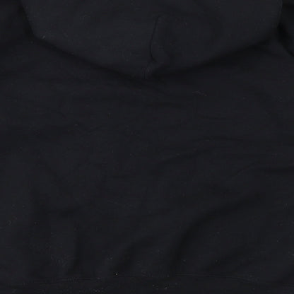 PRETTYLITTLETHING Womens Black  Jersey Pullover Hoodie Size S