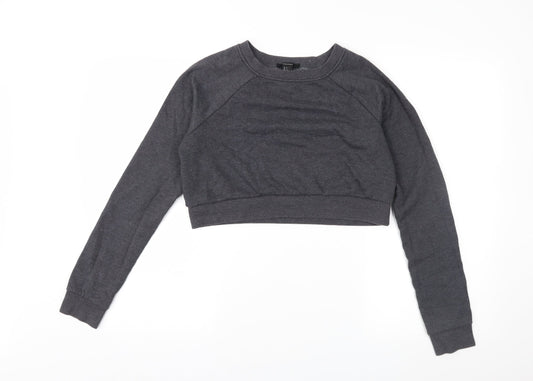 Womens UK Size 6 FOREVER 21 Grey Pullover Sweatshirt
