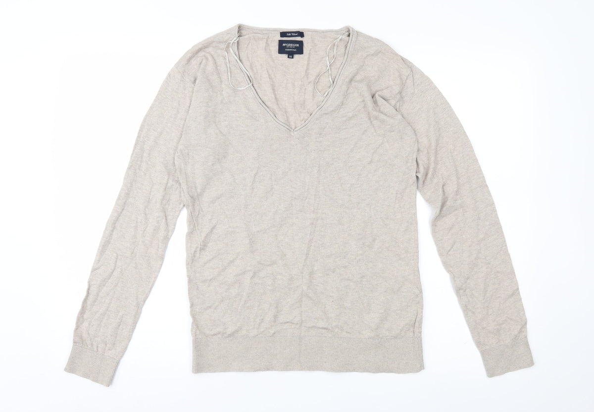 McGregor Womens Beige  Knit Pullover Jumper Size XS