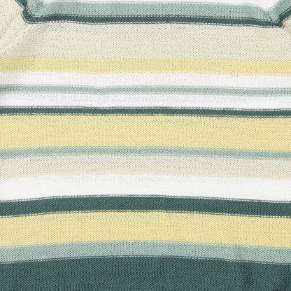 Emreco Womens Multicoloured Striped Knit Pullover Jumper Size 10