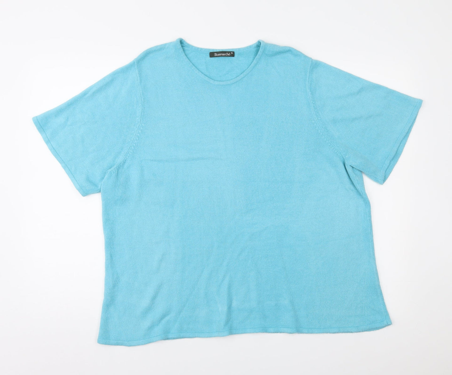Bonmarché Womens Blue  Knit Pullover Jumper Size XL