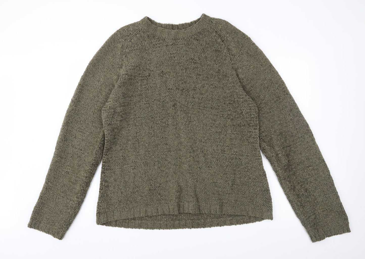 SAND Womens Green  Knit Pullover Jumper Size XL