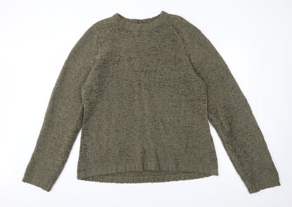 SAND Womens Green  Knit Pullover Jumper Size XL