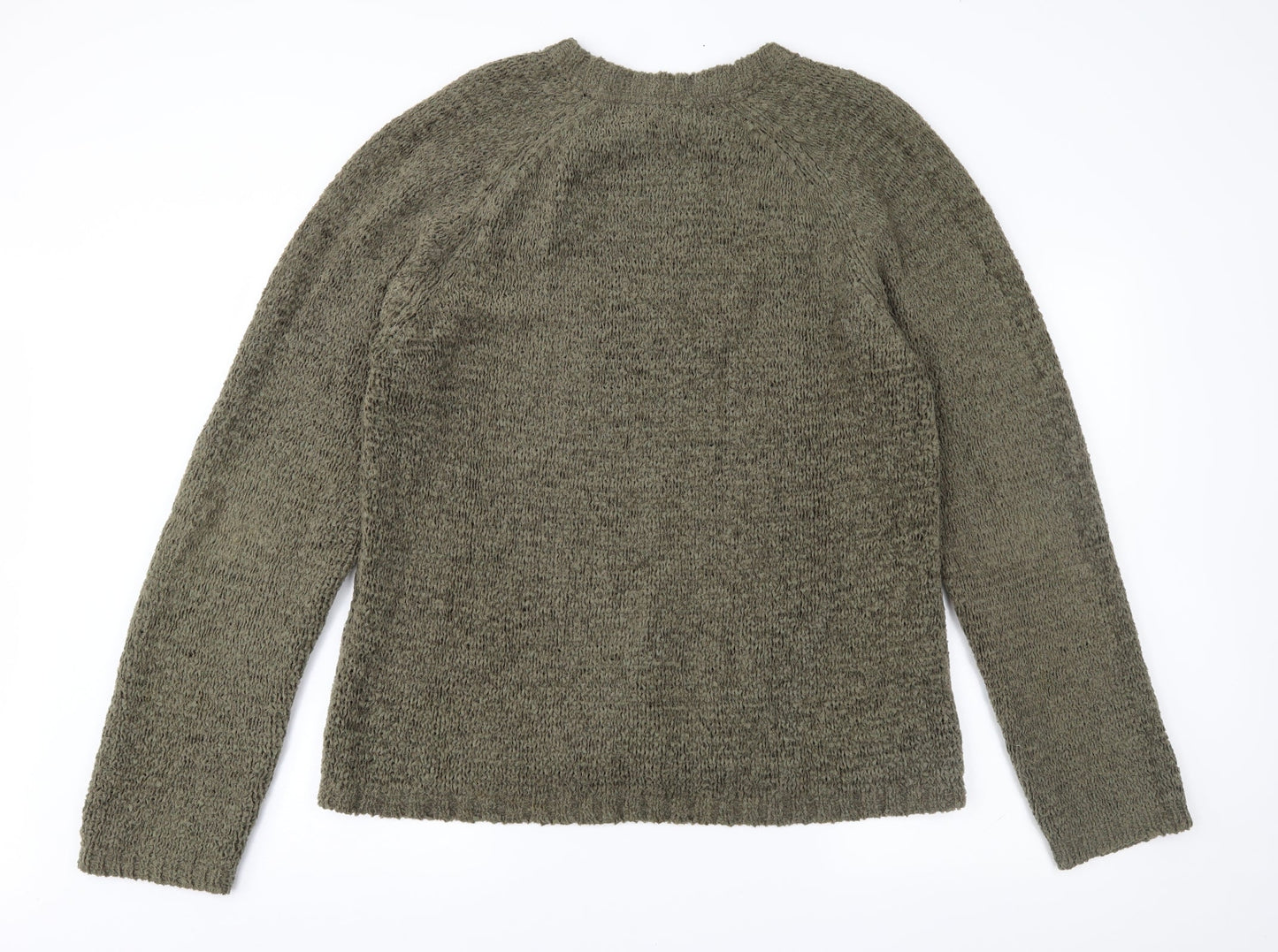 SAND Womens Green  Knit Pullover Jumper Size XL
