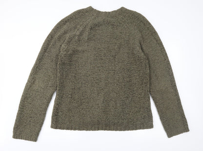 SAND Womens Green  Knit Pullover Jumper Size XL