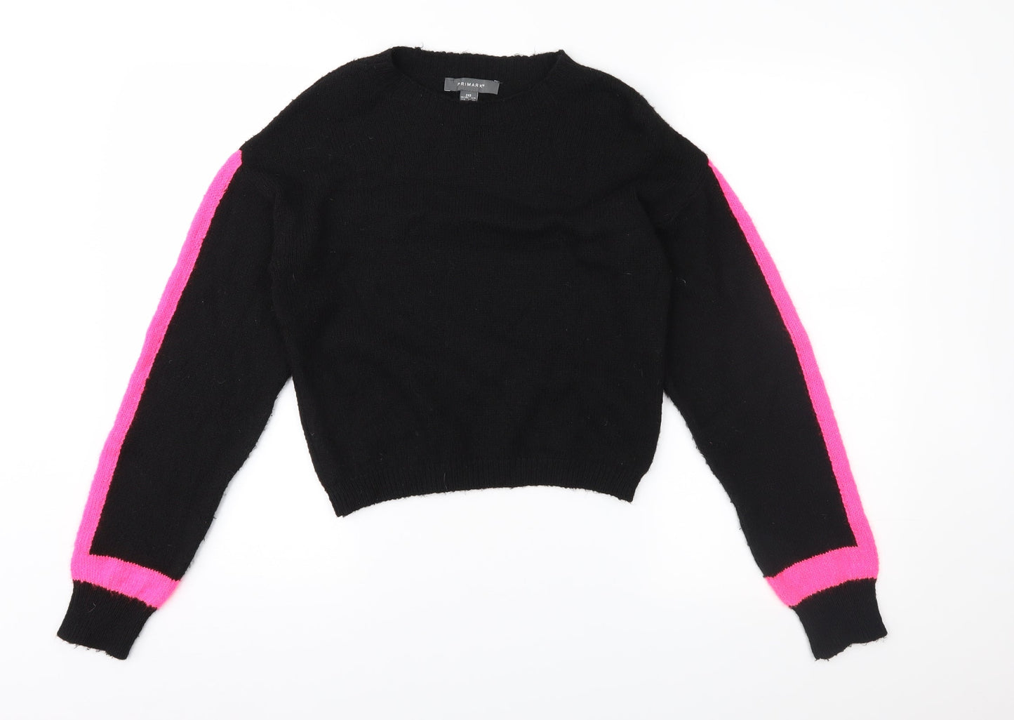 Primark Womens Black  Knit Pullover Jumper Size 4