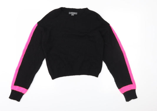 Primark Womens Black  Knit Pullover Jumper Size 4