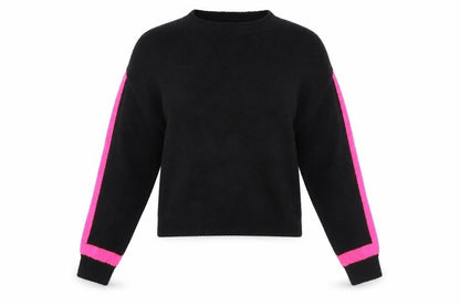 Primark Womens Black  Knit Pullover Jumper Size 4