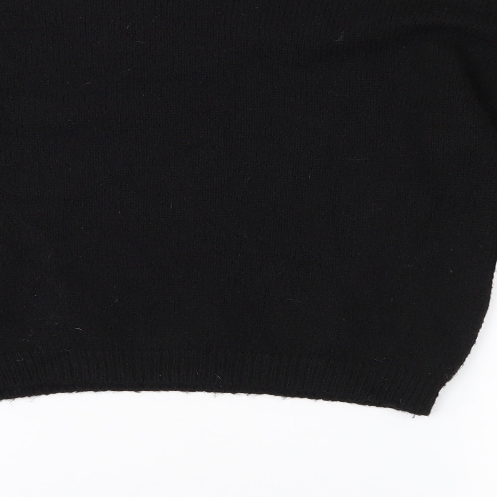 Primark Womens Black  Knit Pullover Jumper Size 4