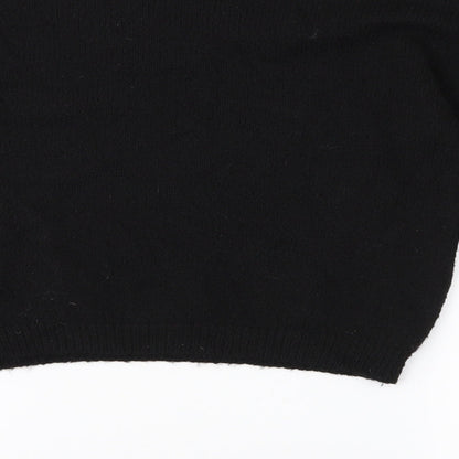 Primark Womens Black  Knit Pullover Jumper Size 4