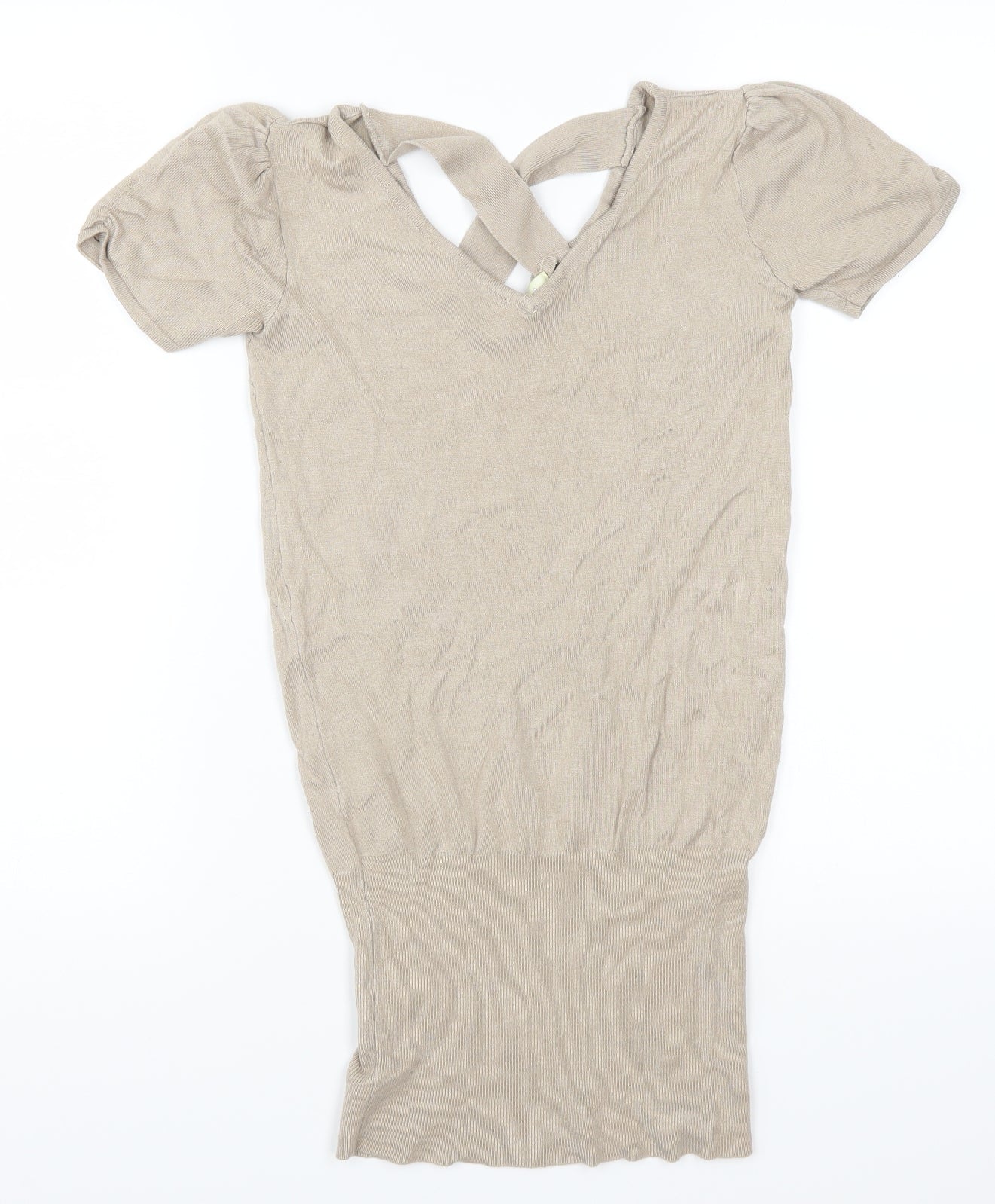 Vanilla Womens Beige   Pullover Jumper One Size