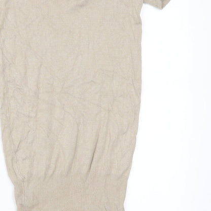 Vanilla Womens Beige   Pullover Jumper One Size