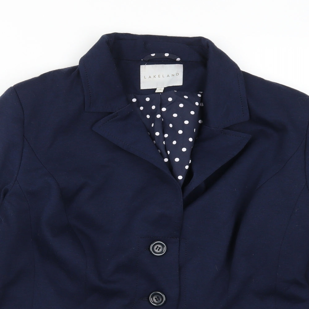Lakeland Womens Blue   Jacket Suit Jacket Size 14