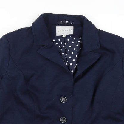 Lakeland Womens Blue   Jacket Suit Jacket Size 14