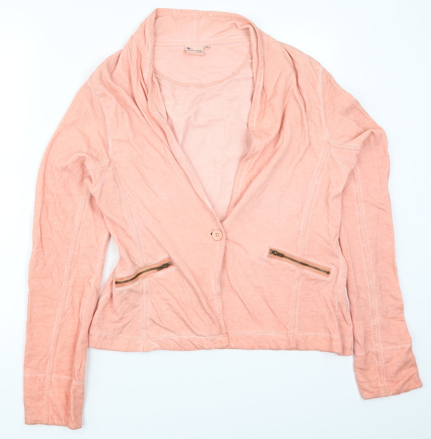 City Life Womens Pink   Jacket  Size XL