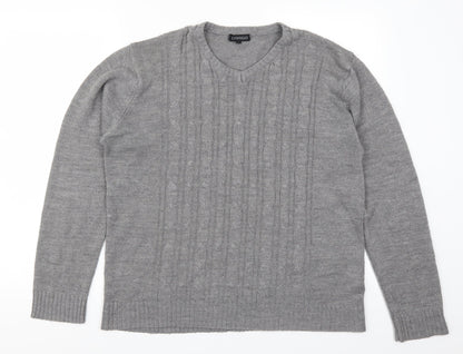 Cargo Mens Gold  Knit Pullover Jumper Size XL