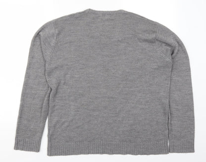 Cargo Mens Gold  Knit Pullover Jumper Size XL